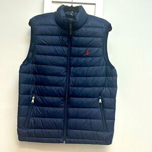 Ralph Lauren Navy Blue Puffer Vest